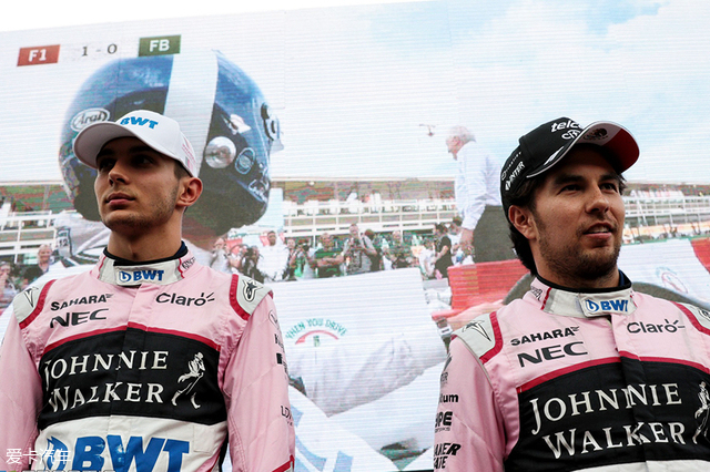 雷诺车队鏖战阿斯顿马丁，佩雷兹扛起全队