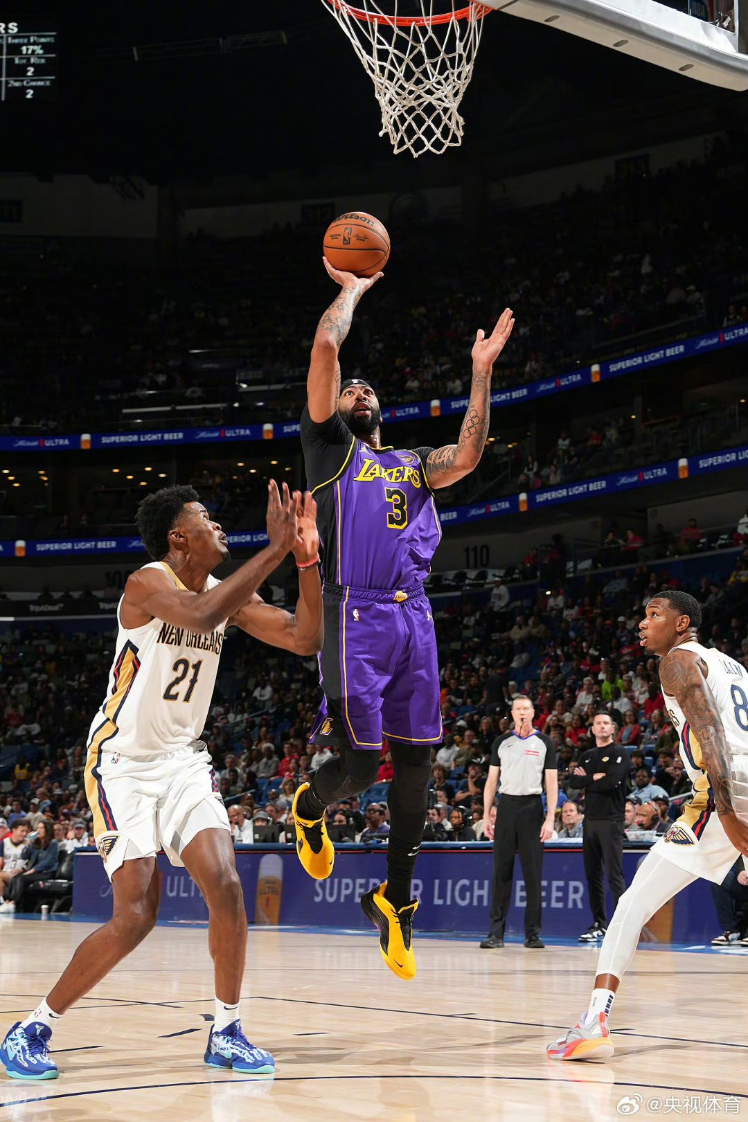 火箭绝杀广东队，浓眉哥统治全场